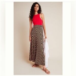 NWT Anthropologie Maeve patterned maxi skirt